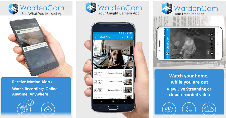 ome Security Camera WardenCam App For PC